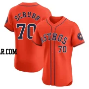 Andre Scrubb Men's Houston Astros Orange Elite Alternate Vapor Premier Jersey