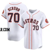 Andre Scrubb Men's Houston Astros White Limited Home Jersey