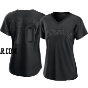 Andre Scrubb Women's Houston Astros Black Authentic Pitch Fashion Jersey