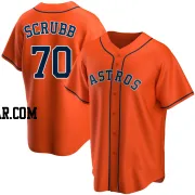 Andre Scrubb Youth Houston Astros Orange Replica Alternate Jersey