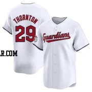 Andre Thornton Men's Cleveland Guardians White Limited Home Jersey