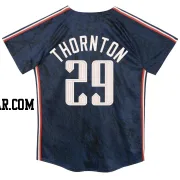 Andre Thornton Toddler Cleveland Guardians Navy Limited Preschool & 2024 City Connect Jersey