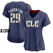 Andre Thornton Women's Cleveland Guardians Navy Limited 2024 City Connect Jersey