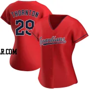 Andre Thornton Women's Cleveland Guardians Red Replica Alternate Jersey