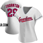 Andre Thornton Women's Cleveland Guardians White Authentic Home Jersey