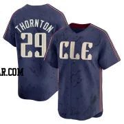 Andre Thornton Youth Cleveland Guardians Navy Limited 2024 City Connect Jersey