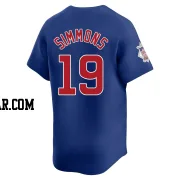 Andrelton Simmons Youth Chicago Cubs Royal Limited Alternate Jersey