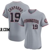 Andres Chaparro Men's Washington Nationals Gray Elite Road Jersey