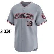 Andres Chaparro Men's Washington Nationals Gray Limited Road Jersey