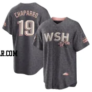 Andres Chaparro Men's Washington Nationals Gray Replica 2022 City Connect Jersey