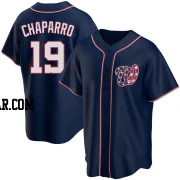 Andres Chaparro Men's Washington Nationals Navy Replica Alternate Team Jersey