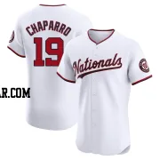 Andres Chaparro Men's Washington Nationals White Elite Home Jersey