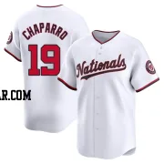 Andres Chaparro Men's Washington Nationals White Limited Home Jersey