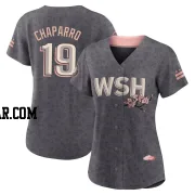 Andres Chaparro Women's Washington Nationals Gray Replica 2022 City Connect Jersey