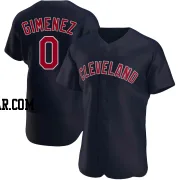 Andres Gimenez Men's Cleveland Guardians Navy Authentic Alternate Jersey