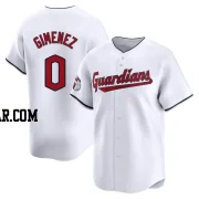 Andres Gimenez Men's Cleveland Guardians White Limited Home Jersey