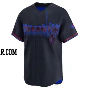 Andres Gimenez Men's Toronto Blue Jays Black Limited 2024 City Connect Jersey