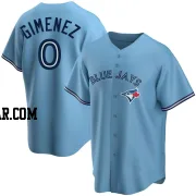 Andres Gimenez Men's Toronto Blue Jays Blue Replica Powder Alternate Jersey