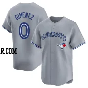 Andres Gimenez Men's Toronto Blue Jays Gray Limited Away Jersey