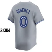 Andres Gimenez Men's Toronto Blue Jays Gray Limited Away Jersey