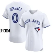 Andres Gimenez Men's Toronto Blue Jays White Elite Home Jersey