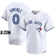 Andres Gimenez Men's Toronto Blue Jays White Limited Home Jersey