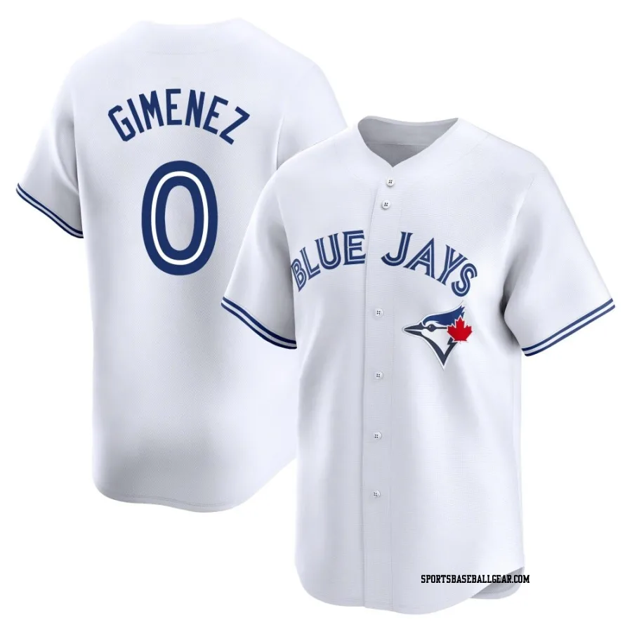 Andres Gimenez Men's Toronto Blue Jays White Limited Home Jersey