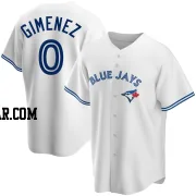 Andres Gimenez Men's Toronto Blue Jays White Replica Home Jersey