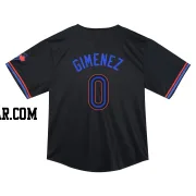 Andres Gimenez Toddler Toronto Blue Jays Black Limited 2024 City Connect Jersey