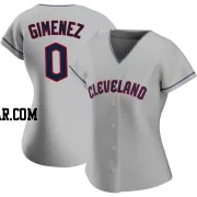 Andres Gimenez Women's Cleveland Guardians Gray Authentic Road Jersey