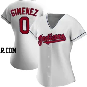 Andres Gimenez Women's Cleveland Guardians White Authentic Home Jersey