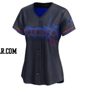 Andres Gimenez Women's Toronto Blue Jays Black Limited 2024 City Connect Jersey