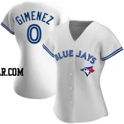 Andres Gimenez Women's Toronto Blue Jays White Authentic Home Jersey