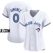 Andres Gimenez Women's Toronto Blue Jays White Limited Home Jersey