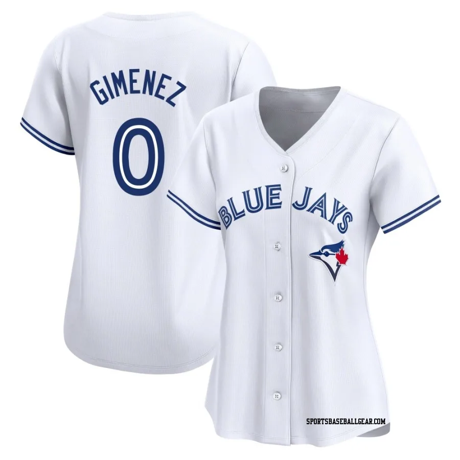 Andres Gimenez Women's Toronto Blue Jays White Limited Home Jersey