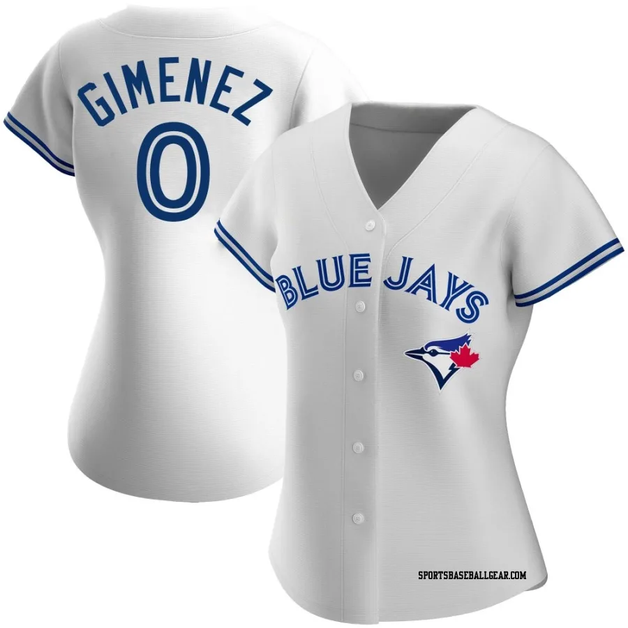 Andres Gimenez Women's Toronto Blue Jays White Replica Home Jersey