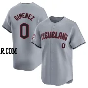 Andres Gimenez Youth Cleveland Guardians Gray Limited Road Jersey