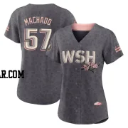 Andres Machado Women's Washington Nationals Gray Replica 2022 City Connect Jersey