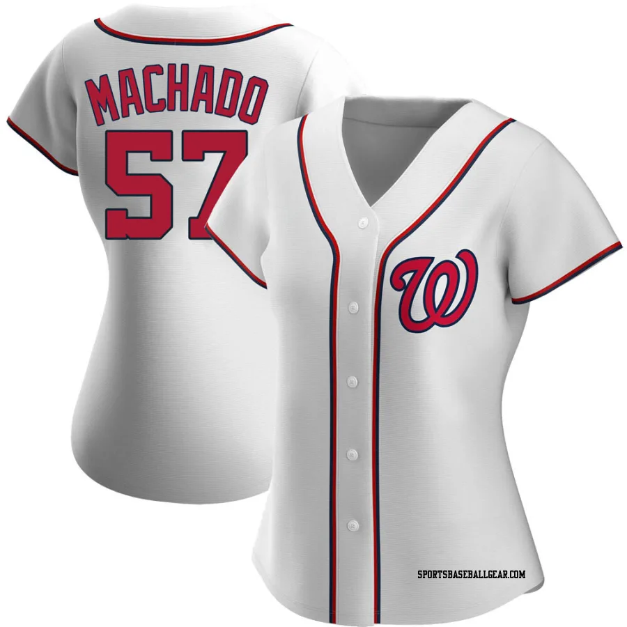 Andres Machado Women's Washington Nationals White Replica Home Jersey