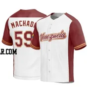 Andres Machado Youth Venezuela Baseball White Replica 2023 World Baseball Classic Jersey