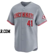 Andrew Abbott Men's Cincinnati Reds Gray Limited Away Jersey