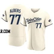 Andrew Albers Men's Minnesota Twins Cream Authentic Alternate 2023 Jersey