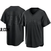 Andrew Bellatti Men's Philadelphia Phillies Black Replica Pitch Fashion Jersey