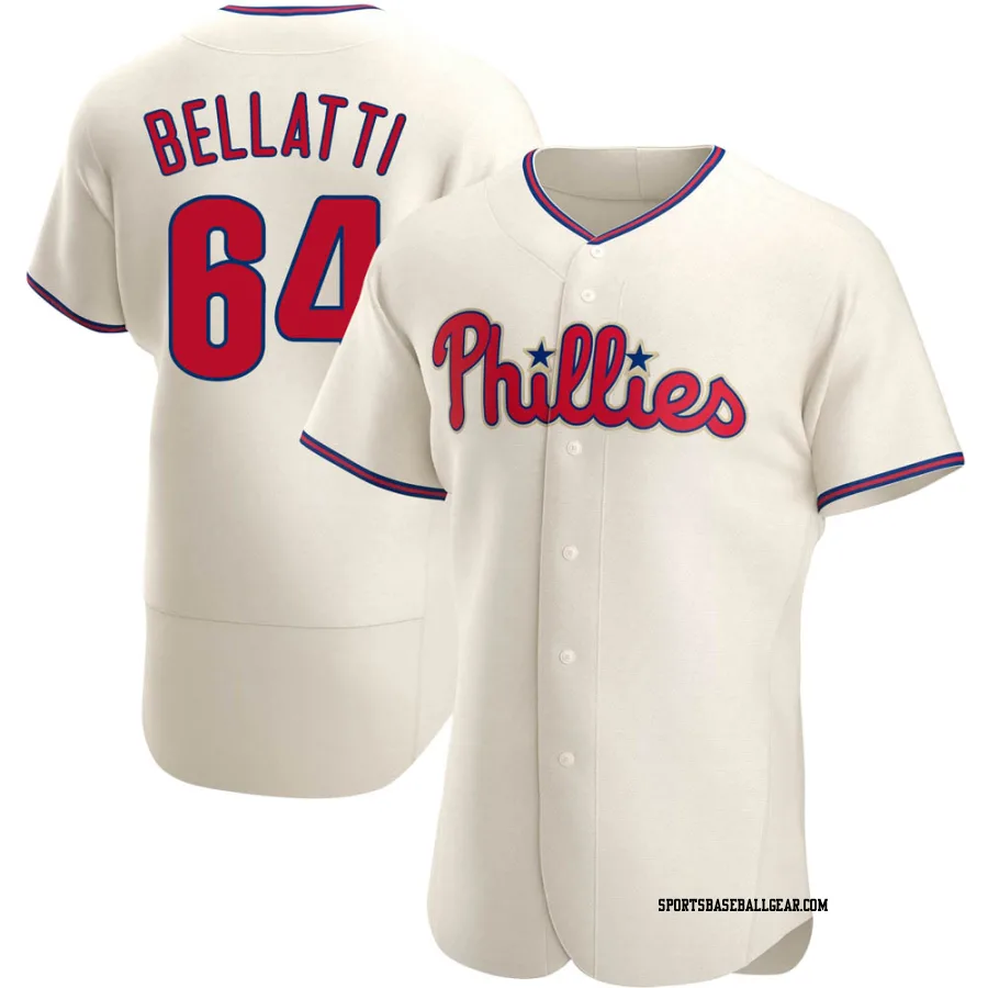 Andrew Bellatti Men's Philadelphia Phillies Cream Authentic Alternate Jersey