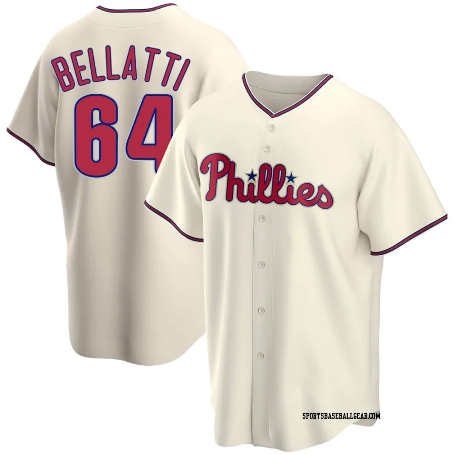 Andrew Bellatti Men's Philadelphia Phillies Cream Replica Alternate Jersey