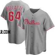 Andrew Bellatti Men's Philadelphia Phillies Gray Replica Road Jersey