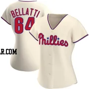 Andrew Bellatti Women's Philadelphia Phillies Cream Authentic Alternate Jersey