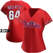 Andrew Bellatti Women's Philadelphia Phillies Red Authentic Alternate Jersey