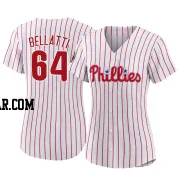 Andrew Bellatti Women's Philadelphia Phillies White Authentic 2022 World Series Home Jersey