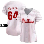 Andrew Bellatti Women's Philadelphia Phillies White Limited Home Jersey